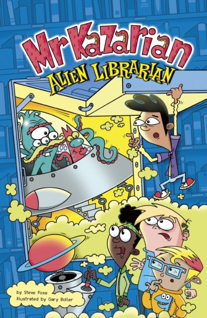 Book cover of: Mr Kazarian, Alien Librarian. By: Steve Foxe