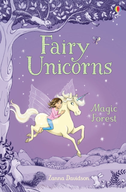 Book cover of: Fairy Unicorns The Magic Forest. By: Nuno Alexandre Vieira (illustrator) Zanna Davidson