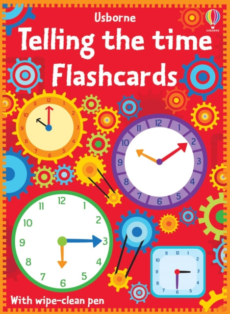Book cover of: Telling the Time Flash Cards. By: S. A. M. SMITH