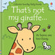Book cover of: That's not my giraffe.