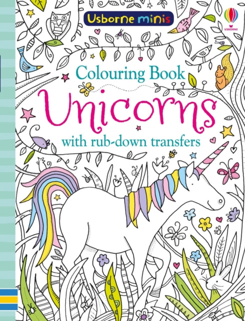 Book cover of: Colouring Book Unicorns with Rub Downs. By: S. A. M. SMITH