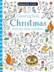 Colouring Book Christmas with rub-down transfers 9781474947718 S. A. M. SMITH