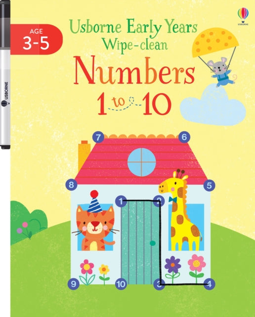 Book cover of: Early Years Wipe-Clean Numbers 1 to 10. By: Jessica Greenwell