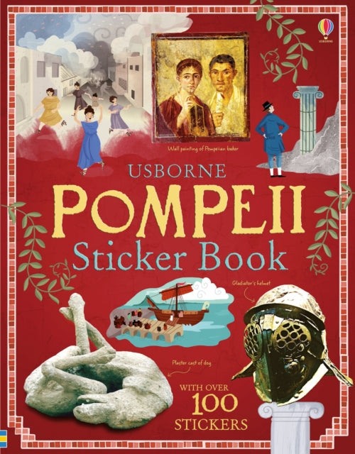 Book cover of: Pompeii Sticker Book. By: Struan Reid