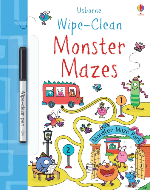 Book cover of: Wipe-Clean Monster Mazes