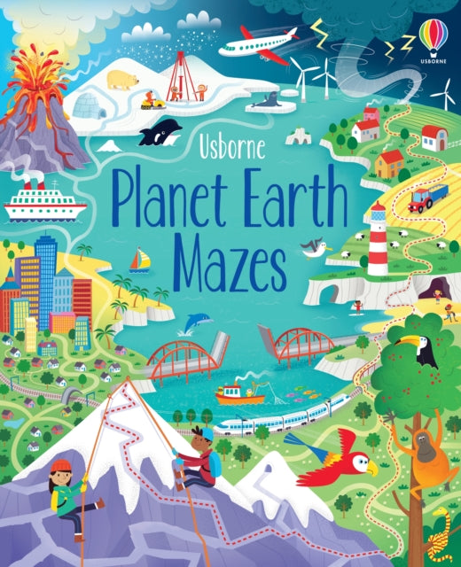 Book cover of: Planet Earth Mazes. By: Zanna Davidson