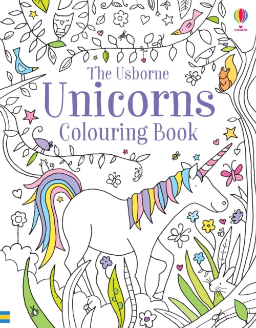 Book cover of: Unicorns Colouring Book. By: Kirsteen Robson