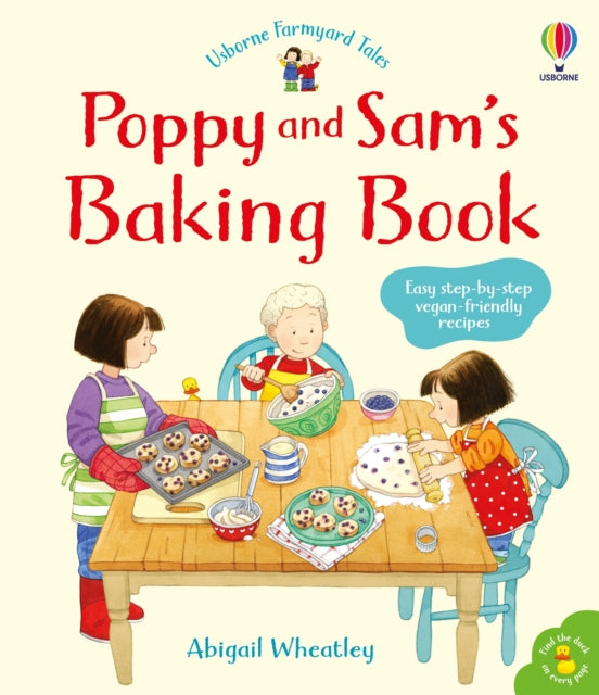 Book cover of: Poppy and Sam's Baking Book. By: Abigail Wheatley