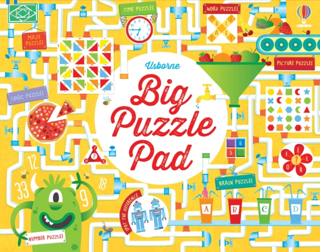 Book cover of: Big Puzzle Pad. By: Kirsteen Robson