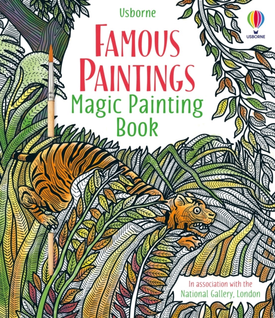 Book cover of: Famous Paintings Magic Painting Book