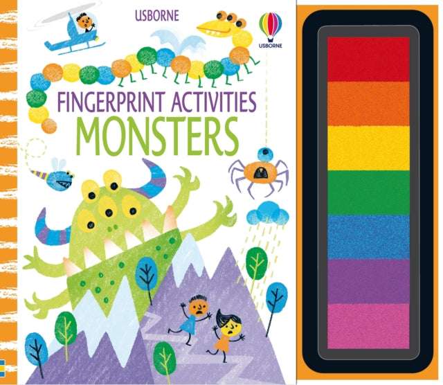 Book cover of: Fingerprint Activities Monsters. By: WHATMORE, CANDICE