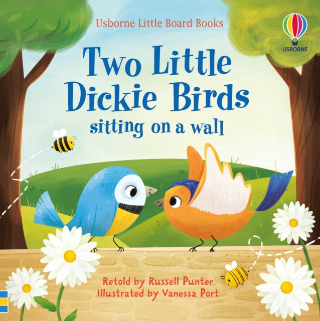 Book cover of: Two Little Dickie Birds sitting on a wall. By: Russell Punter
