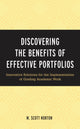 Book cover of: Discovering the Benefits of Effective Portfolios. By: M. Scott Norton