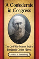 Book cover of: Confederate in Congress. By: Joshua E. Kastenberg