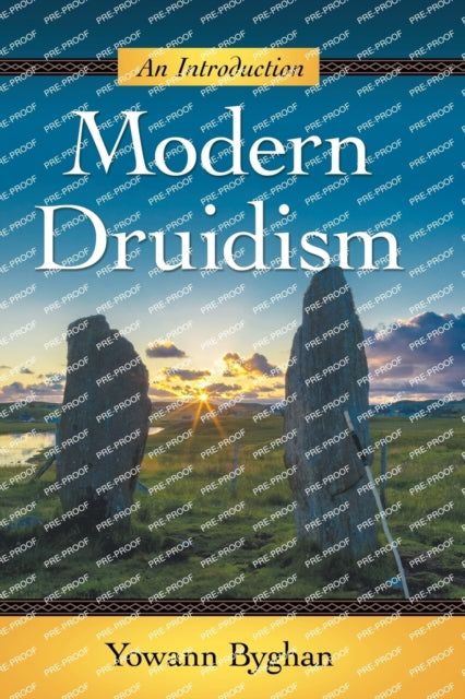 Book cover of: Modern Druidism. By: Yowann Byghan