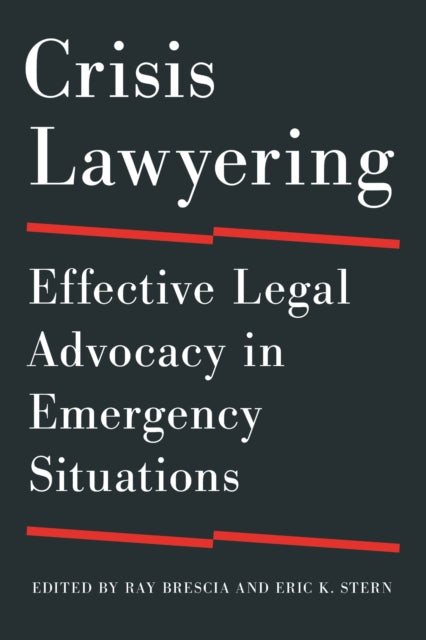 Book cover of: Crisis Lawyering. By: Ray Brescia