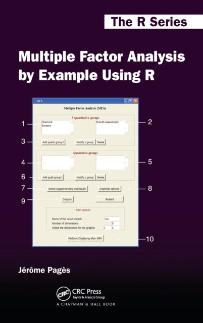 Book cover of: Multiple Factor Analysis by Example Using R