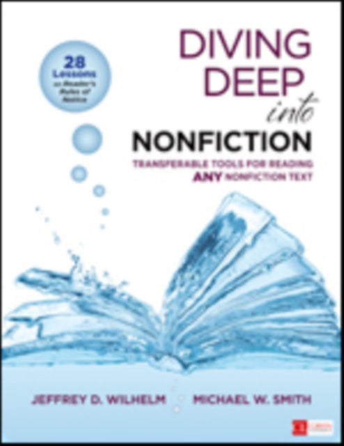 Book cover of: Diving Deep Into Nonfiction, Grades 6-12. By: Jeffrey D. Wilhelm
