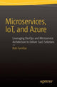 Book cover of: Microservices, IoT and Azure. By: Bob Familiar