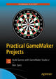 Book cover of: Practical GameMaker Projects. By: Ben Tyers
