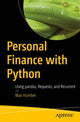 Book cover of: Personal Finance with Python. By: Max Humber