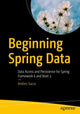 Book cover of: Beginning Spring Data. By: Andres Sacco