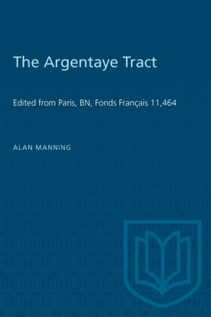 Book cover of: Argentaye Tract. By: MANNING