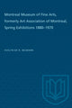 Book cover of: Montreal Museum of Fine Arts, Formerly Art Association of Montreal. By: MCMANN