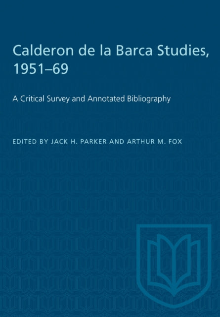 Calderon De La Barca Studies, 1951-69