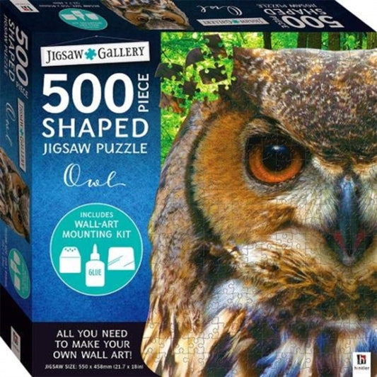 Book cover of: Jigsaw Gallery 500-piece Shaped Jigsaw: Owl