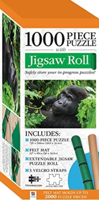 Book cover of: Jigsaw Roll with 1000-Piece Puzzle: Gorilla