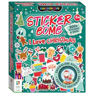 Kaleidoscope Sticker Bomb I Love Christmas!