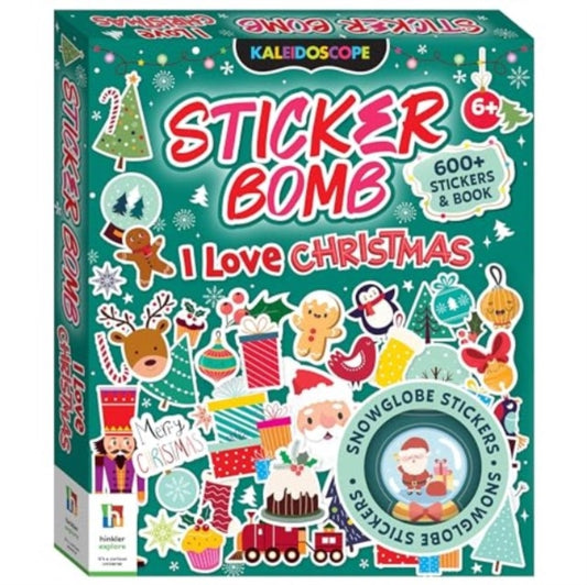 Book cover of: Kaleidoscope Sticker Bomb I Love Christmas!