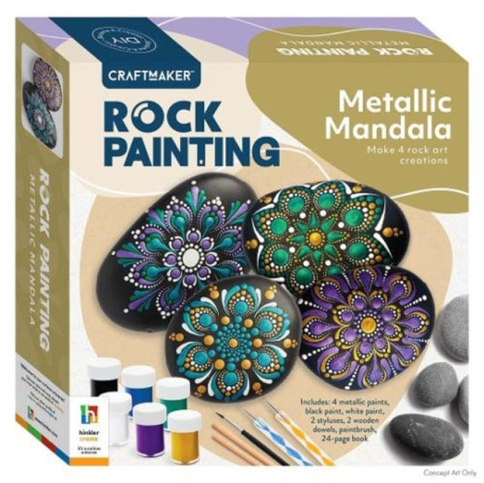 Book cover of: Craft Maker Paint Your Own Metallic Rocks
