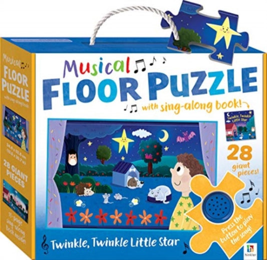 Book cover of: Musical Floor Puzzle: Twinkle, Twinkle Little Star