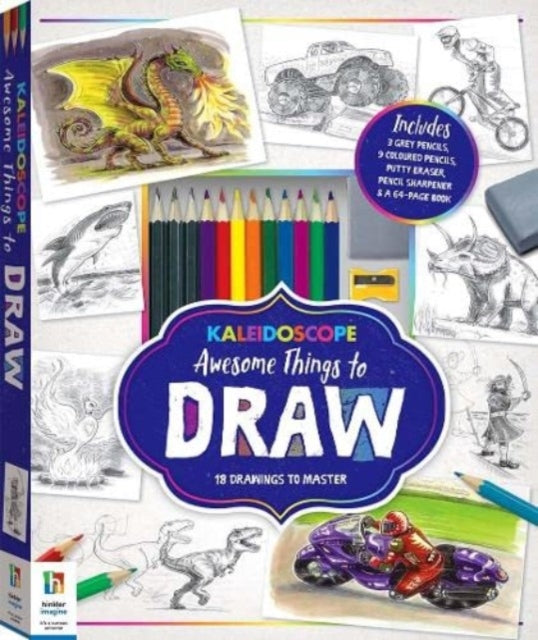 Book cover of: Kaleidoscope: Awesome Things to Draw