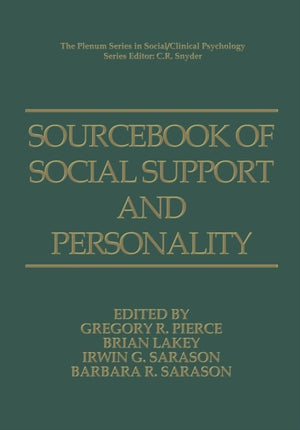 Sourcebook of Social Support and Personality