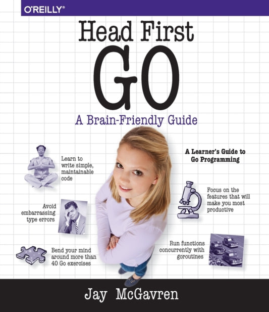 Book cover of: Head First Go. By: Jay McGavren