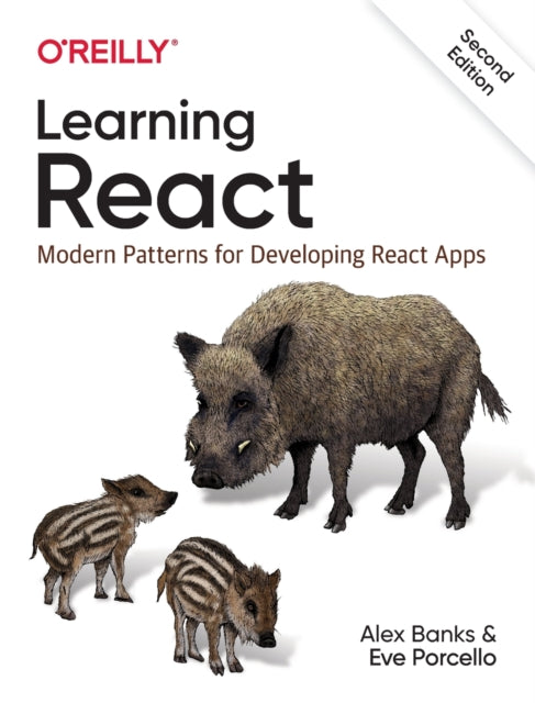 Book cover of: Learning React. By: Alex Banks
