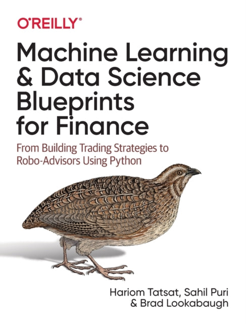 Book cover of: Machine Learning and Data Science Blueprints for Finance. By: Hariom Tatsat