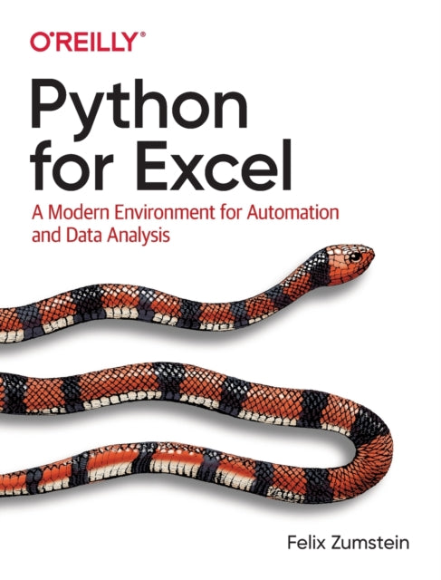Book cover of: Python for Excel. By: Felix Zumstein