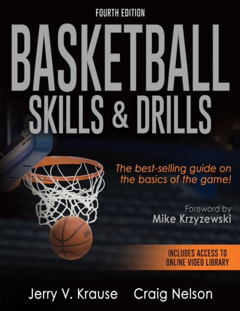 Book cover of: Basketball Skills & Drills. By: Jerry V. Krause
