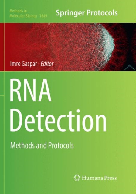 Book cover of: RNA Detection. By: Imre Gaspar