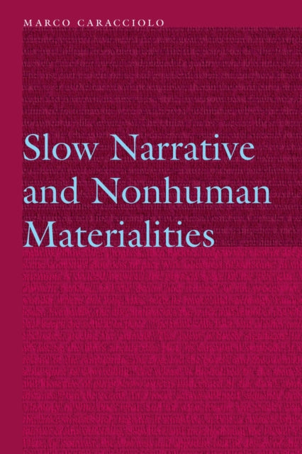 Book cover of: Slow Narrative and Nonhuman Materialities. By: Marco Caracciolo