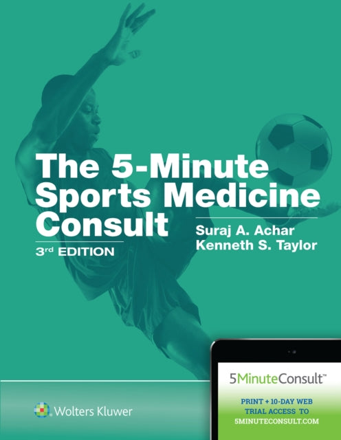 Book cover of: 5-Minute Sports Medicine Consult. By: Suraj Achar