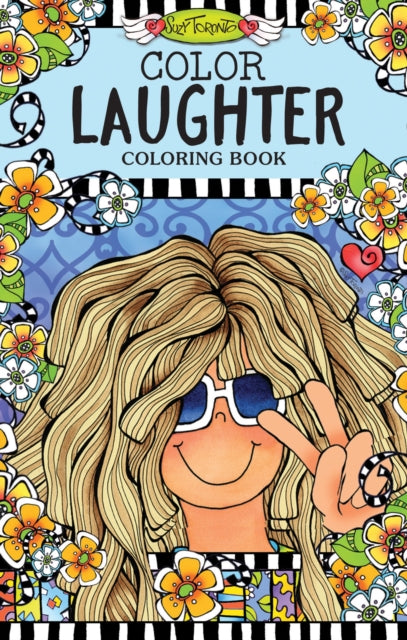 Book cover of: Color Laughter Coloring Book. By: Suzy Toronto