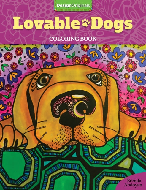 Book cover of: Lovable Dogs Coloring Book
