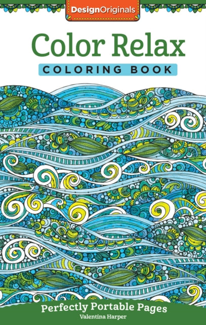 Book cover of: Color Relax Coloring Book. By: Valentina Harper