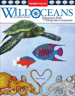 Wild Oceans Coloring Book