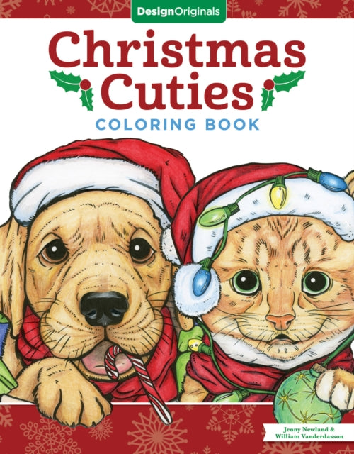 Book cover of: Christmas Cuties Coloring Book. By: Jenny Newland